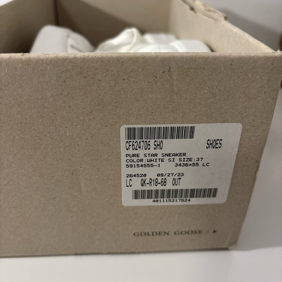 Golden Goose Purestar Sneakers Size 7 - Picture 4 of 10